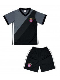 Ensemble de sport maillot et short Munich noir enfant