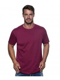 Tee shirt Homme JHK bordeaux 100% Coton