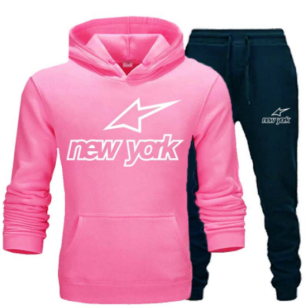 Jogging enfant unisexe New York Etoile rose